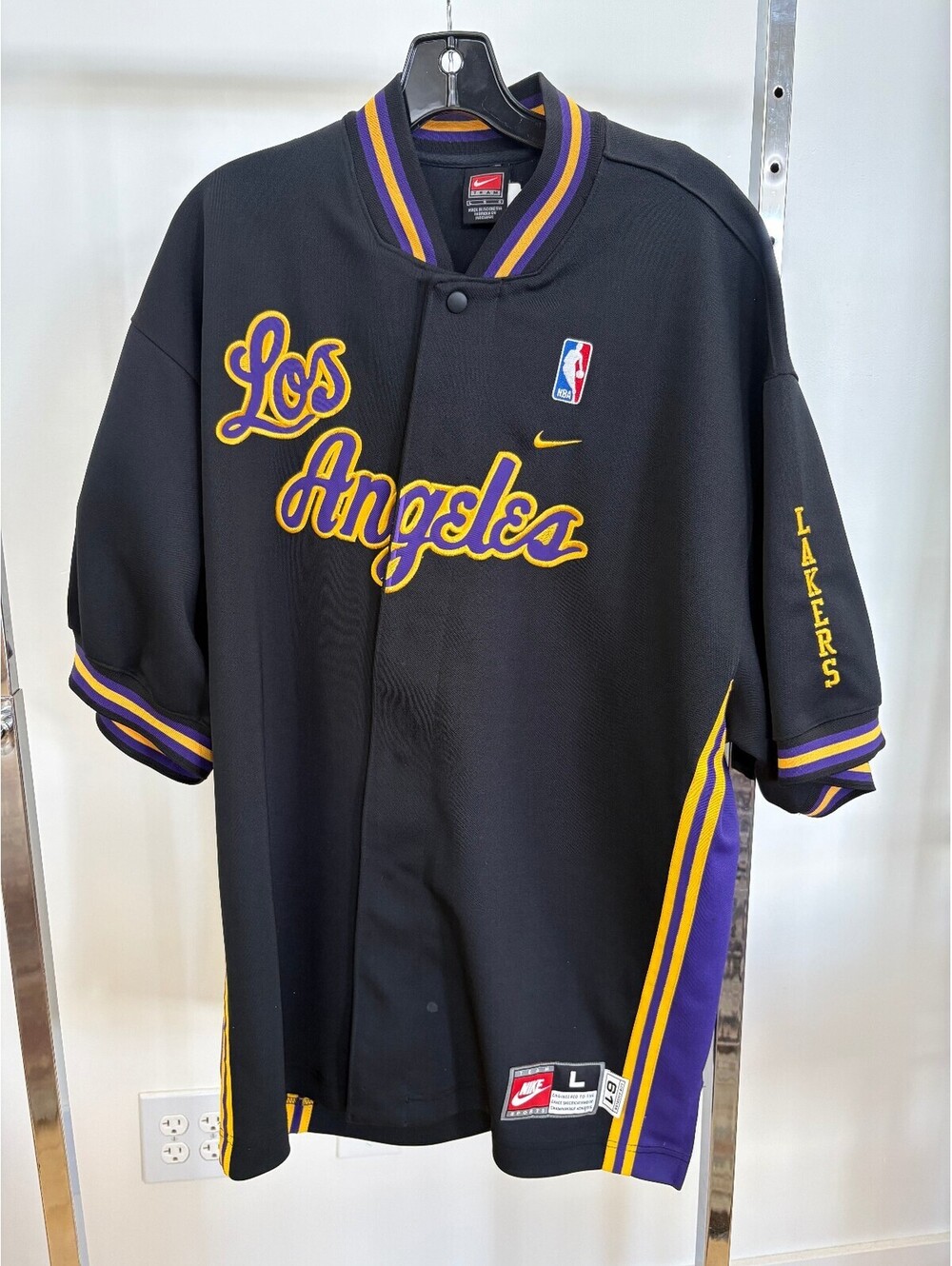 Los Angeles Lakers Nike Warmup Jacket, L (Baggy fit)